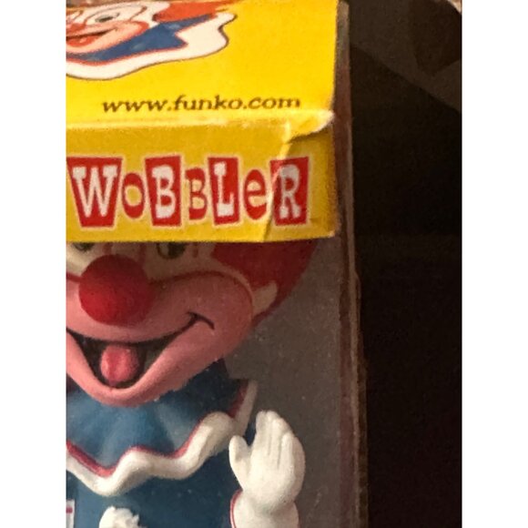 FunKo Bozo The Clown Wacky Wobbler Bobblehead Vinyl Figure In Box - Picture 4 of 6